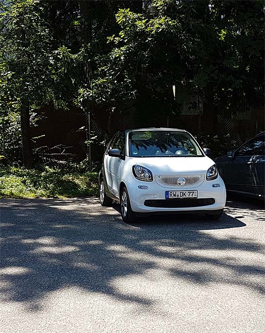 smart neben dem Turm auf dem Brandenkopf